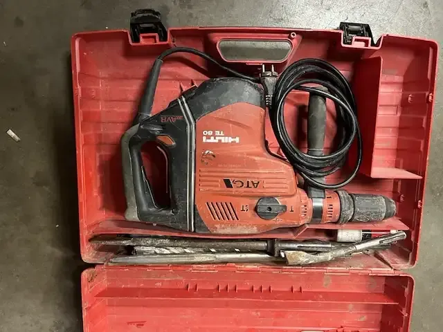 1 elektrische klopboorhamer hilti te 80 - afbeelding 6 van  9