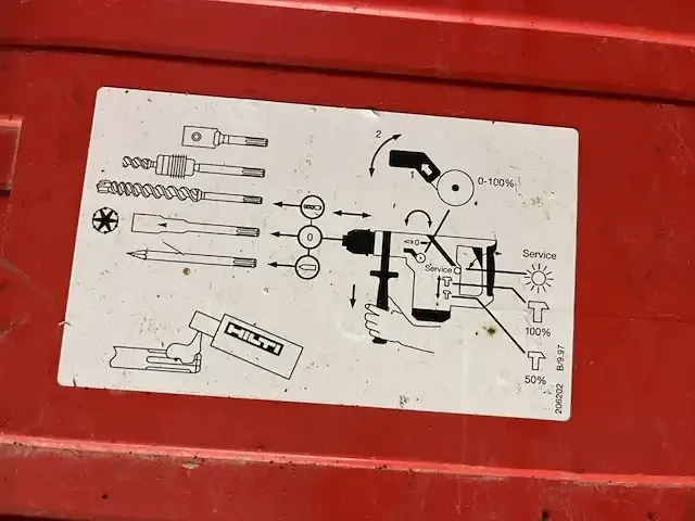 1 elektrische klopboormachine hilti te 75 - afbeelding 7 van  10