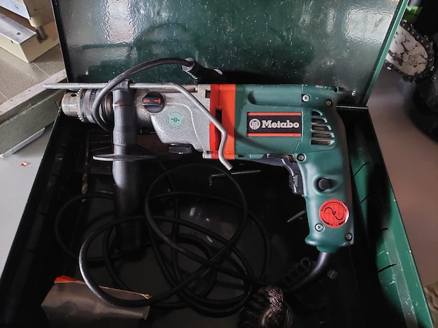 1 elektrische klopboormachine metabo sbe 655 - afbeelding 2 van  7