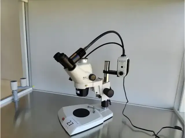1 elektrische microscoop motic smz 171 np: € 2000 - afbeelding 2 van  10