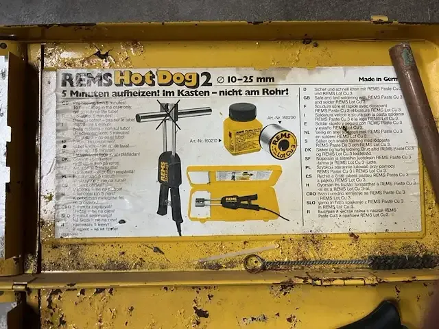 1 elektrische soldeertang rems hot dog 2 - afbeelding 4 van  4