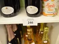 1 fl. le couchen cuvee prosecco 75cl, 4 fl. valdo aperitief 75cl, 6 fl. masottina prosecco brut 75cl, 3 fl. astoria vino spumante victim 75cl, 4 fl. vino spumante asti tre secoli 75cl, 3 flessen vino spumante - afbeelding 2 van  8