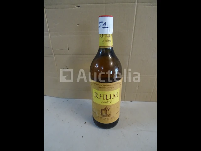 1 fles amber rum - afbeelding 1 van  4