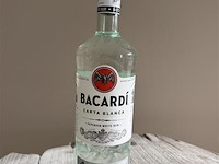 1 fles bacardi carta blanca 1l - afbeelding 1 van  1