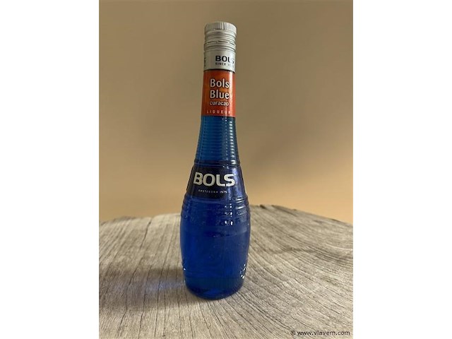 1 fles bols blue curacao likeur - afbeelding 1 van  1