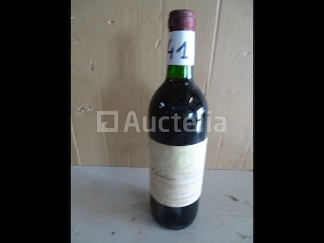 1 fles bordeaux supérieur château bellechasse 1989 - afbeelding 1 van  4