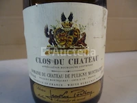 1 fles bourgogne clos van château puligny montrachet 1992 - afbeelding 1 van  4