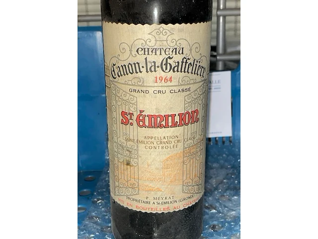1 fles château canon la gaffelière 1964 - afbeelding 1 van  2