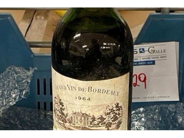 1 fles château de bel-air 1964 - afbeelding 2 van  2