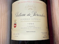 1 fles château de parenchère, 1994 - afbeelding 1 van  2