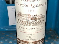 1 fles château de terrefort-quancard 1996 - afbeelding 1 van  2