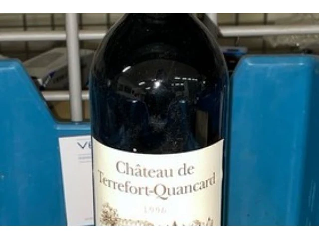1 fles château de terrefort-quancard 1996 - afbeelding 2 van  2