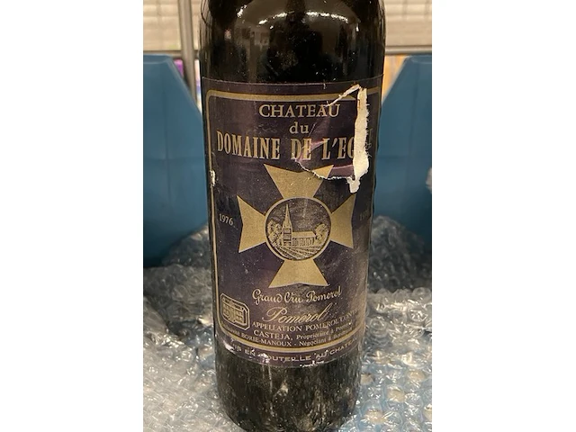 1 fles château du domaine de l'eglise 1976 - afbeelding 1 van  2