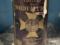1 fles château du domaine de l'eglise 1976 - afbeelding 1 van  2