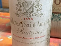 1 fles château saint amand sauternes, 1979 - afbeelding 1 van  2