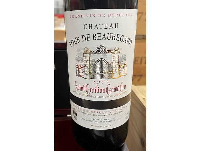 1 fles château tour de beauregard 2002 - afbeelding 1 van  2