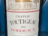 1 fles château toutigeac 2002 - afbeelding 1 van  2