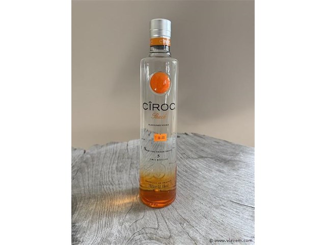 1 fles cîroc peach vodka - afbeelding 1 van  1