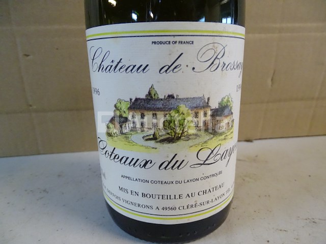 1 fles côteau du layon château de brossay 1996 - afbeelding 2 van  4