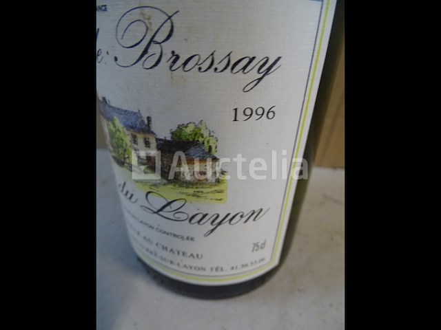 1 fles côteau du layon château de brossay 1996 - afbeelding 3 van  4
