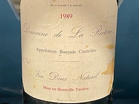 1 fles domaine de la rectorie 1989 - afbeelding 1 van  2