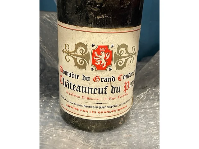 1 fles domaine du grand condorret 1974 - afbeelding 1 van  2