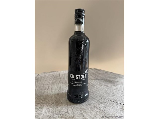1 fles eristoff black - afbeelding 1 van  1