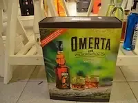 1 fles funny blue curacao 70cl, 2 flessen leblon cachaca 70cl, 1 fles milz premium 70cl, 4 fl. douce pomme cava 70cl, 3 fl. poire williams 70cl, 1 gift box omerta wilderen (475,476,477,478,479,480) - afbeelding 3 van  7
