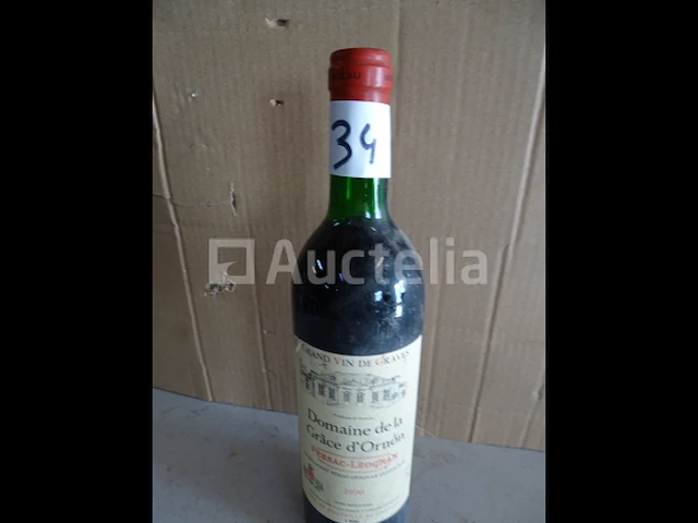 1 fles grand vin de graves pessac-léognan 1990 - afbeelding 1 van  5