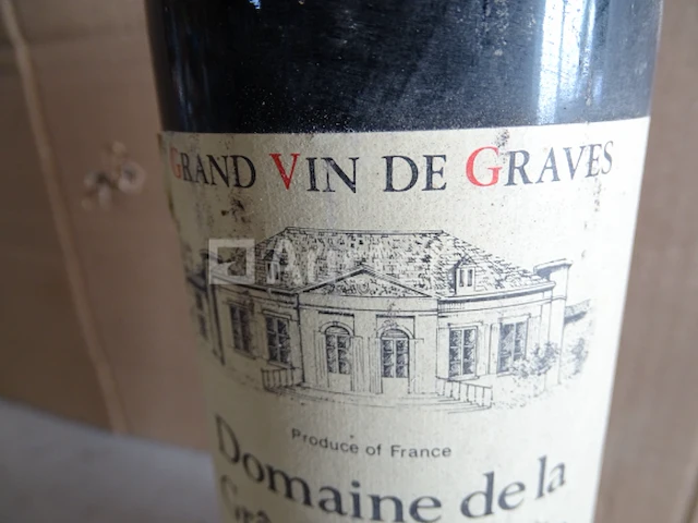 1 fles grand vin de graves pessac-léognan 1990 - afbeelding 4 van  5