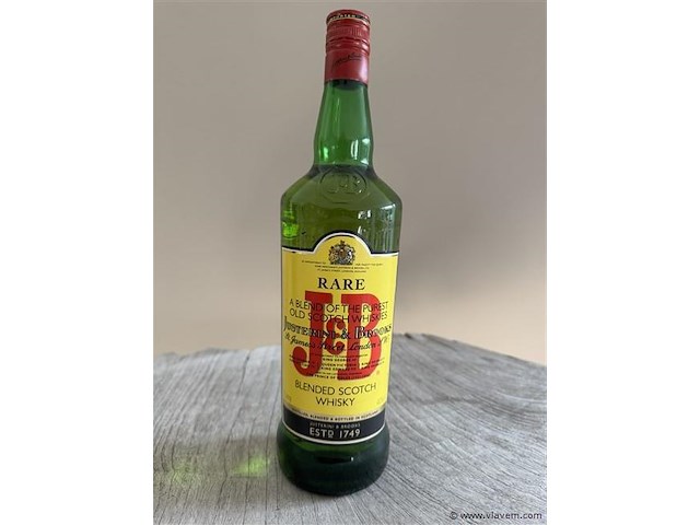 1 fles j&b whisky - afbeelding 1 van  1