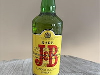 1 fles j&b whisky - afbeelding 1 van  1