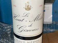 1 fles le haut-medoc de giscours 1995 - afbeelding 1 van  2