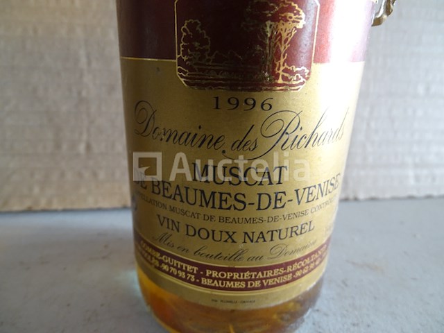 1 fles muscat de beaumes-de venise 1996 - afbeelding 2 van  2