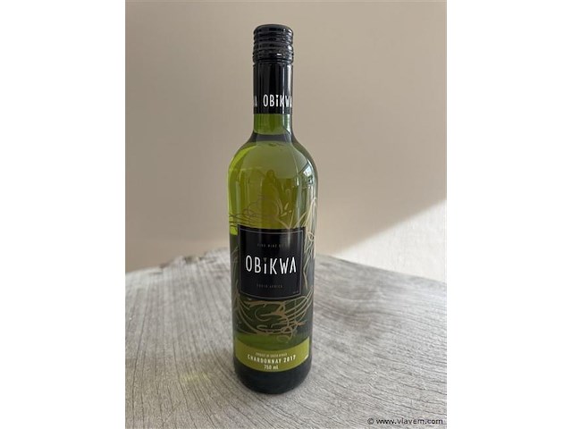 1 fles obikwa chardonnay - afbeelding 1 van  1