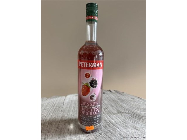 1 fles peterman bessen jenever - afbeelding 1 van  1