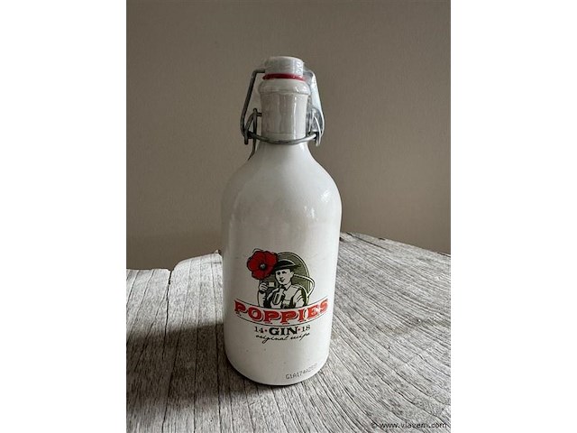 1 fles poppies gin - afbeelding 1 van  1