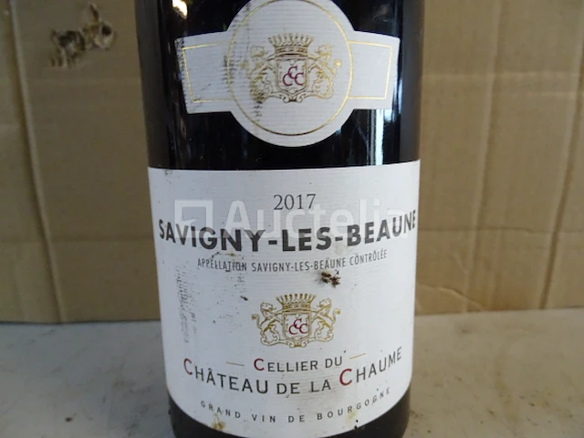 1 fles savigny-les-beaunes cellier du château de la chaumes 2017 - afbeelding 3 van  4