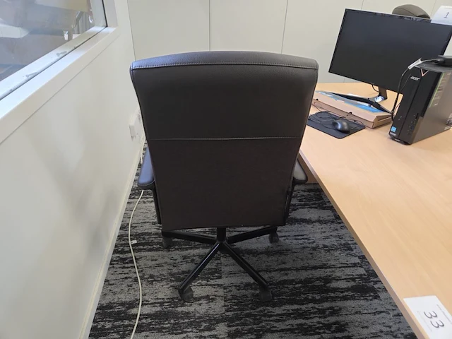 1 formica houten bureautafel - afbeelding 5 van  6