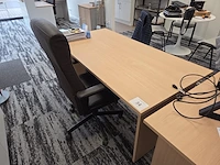 1 formica houten bureautafel - afbeelding 1 van  6
