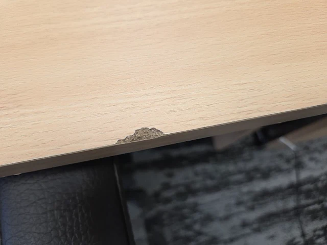 1 formica houten bureautafel - afbeelding 3 van  6