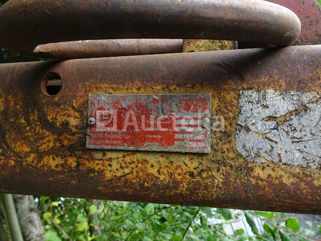 1 gele palletvork voor kraan - afbeelding 3 van  5