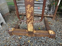 1 gele palletvork voor kraan - afbeelding 5 van  5