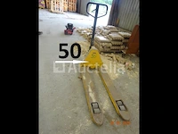 1 gele palletwagen tot 2t5 - afbeelding 1 van  4