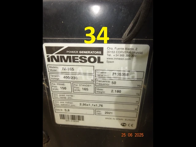 1 generatorset met het merk innesol, sun. 2m80/1m10/1m60 - afbeelding 8 van  18