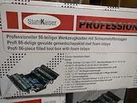 1 gereedschapskist gevuld professioneel 86 delig stahlkaiser - afbeelding 7 van  7