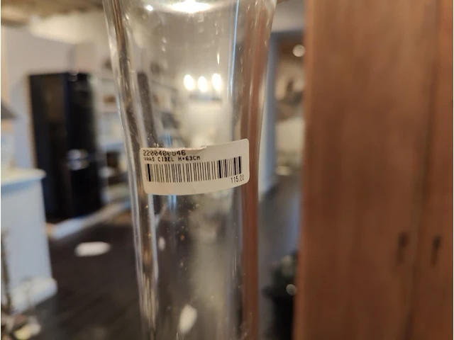 1 glazen vaas flamant cibel - afbeelding 2 van  2