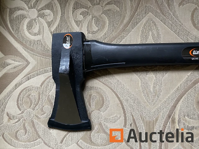 1 grote kloofbijl 2200 gram met fiberglass steel - afbeelding 5 van  5