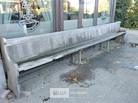 1 groten houten bank 4 meter lang - afbeelding 1 van  4