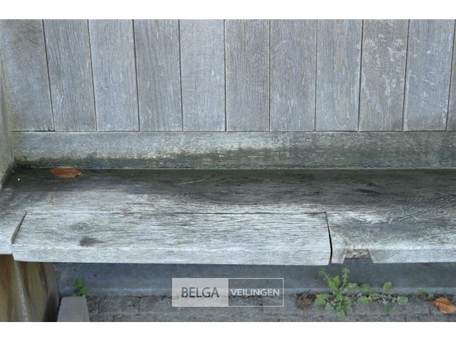 1 groten houten bank 4 meter lang - afbeelding 4 van  4